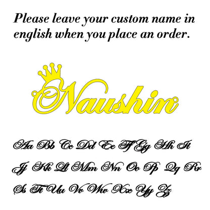 Custom Name Necklace for Women Any Font with Box Chain Gold Nameplate Necklace Best Friend Perfect Birthday Gift Choker 2023